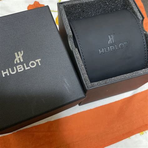 hublot travel case|Hublot Large Leather Watch Travel Service Case With Outer Box .